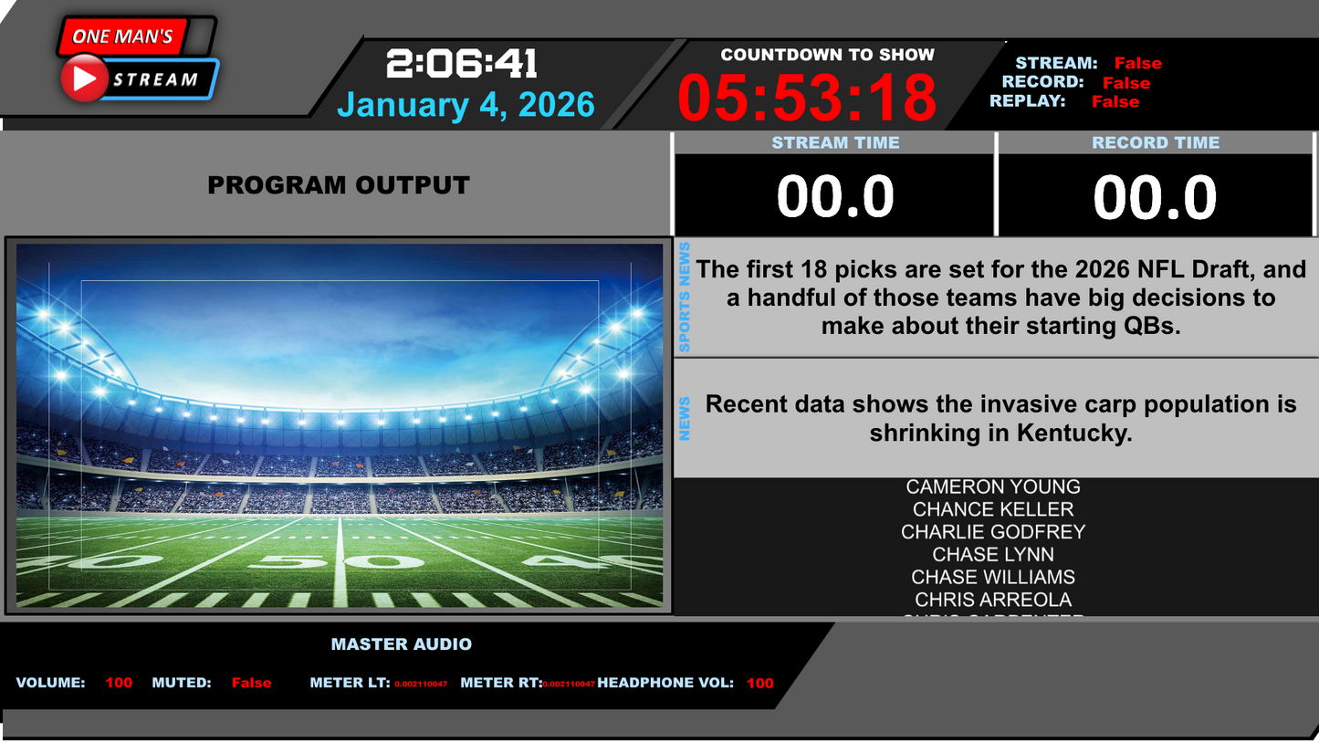 Studio Production Console