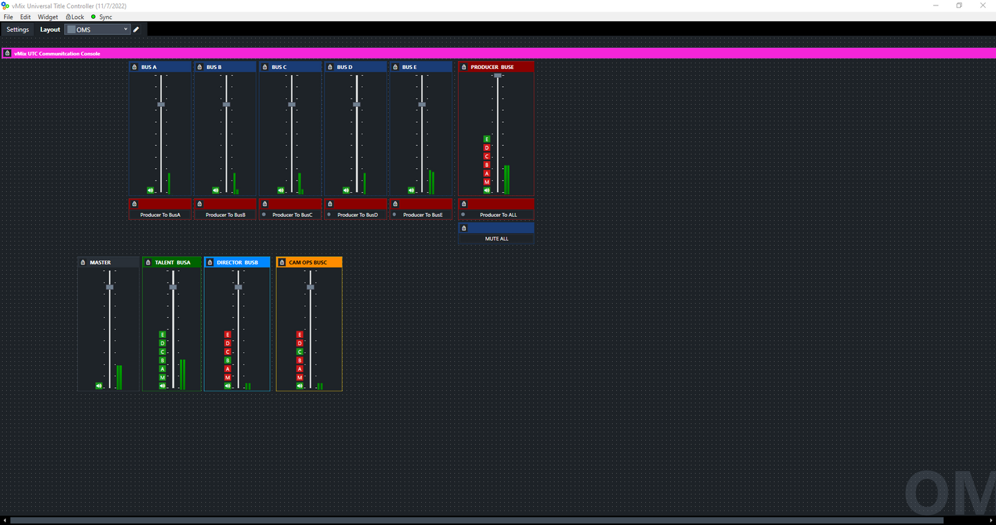 vMix UTC Communication Console