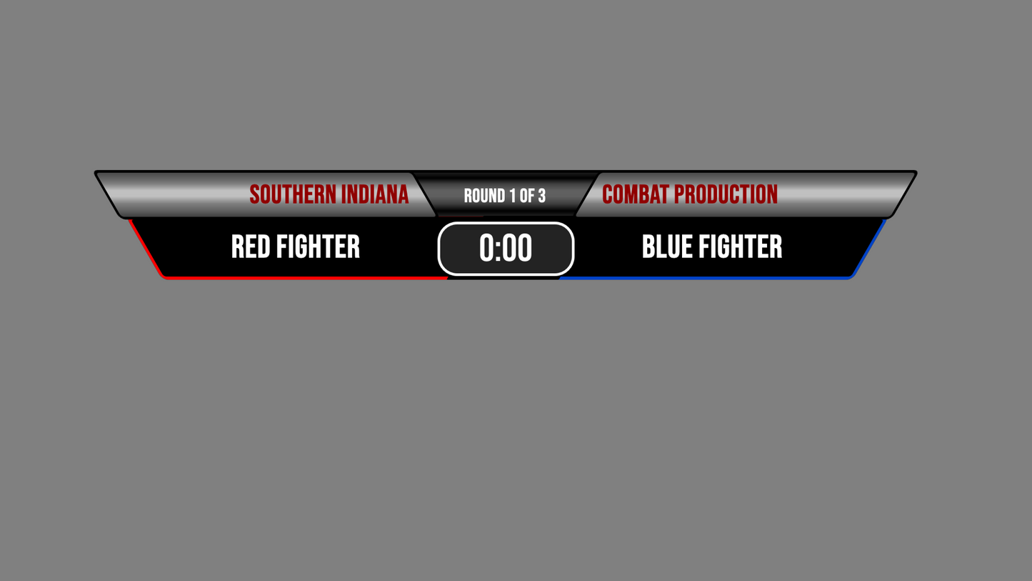 Boxing/MMA Lower-Third '24 ANIMATED