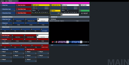 Basketball vMix UTC Controller