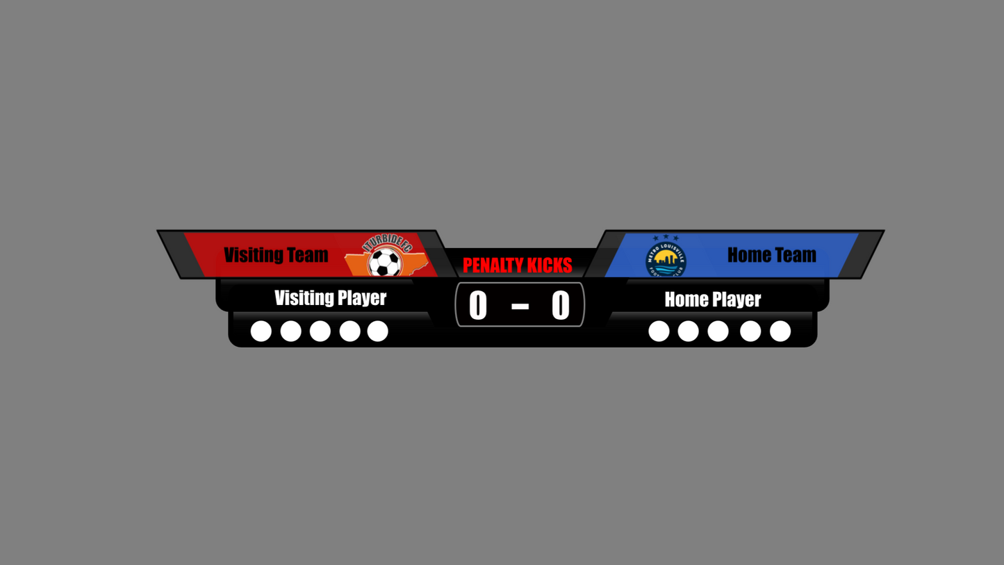 Soccer Penalty Kick Graphic  ANIMATED