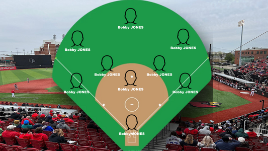 Softball Starting Lineup  Field With Players