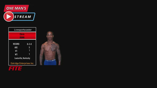 Boxing/MMA Solo Fighter Graphic '23  ANIMATED